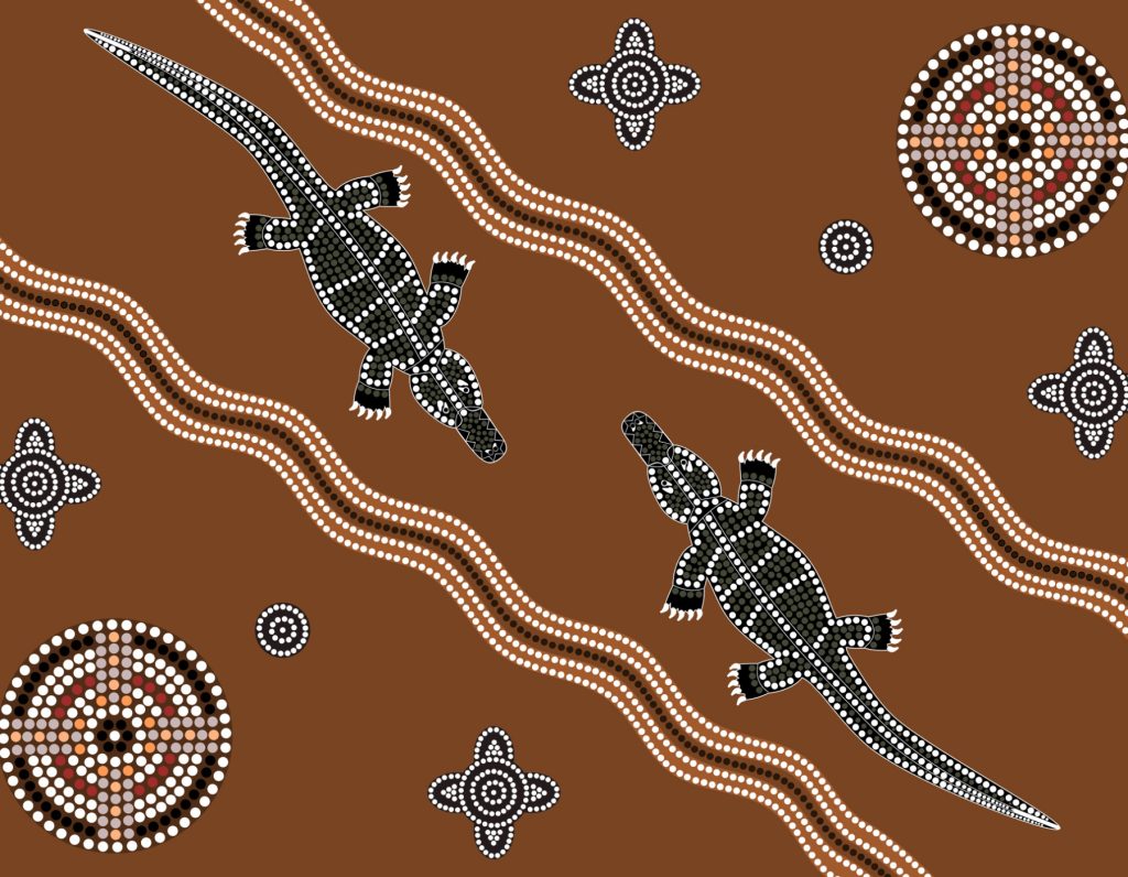 simple aboriginal art
